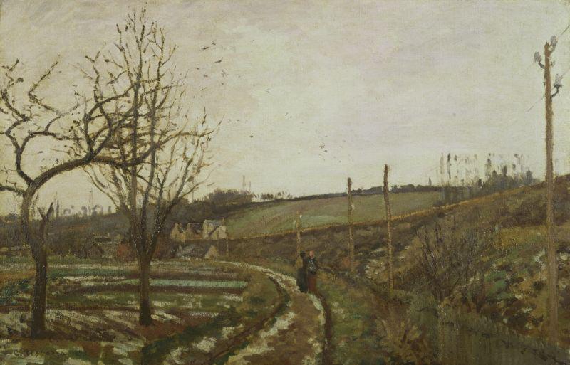 Camille Pissarro Winter Landscape oil painting image